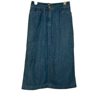 Talbots Denim Skirt Size 8